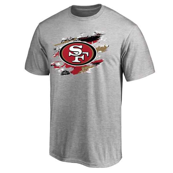 Men's San Francisco 49ers NFL Pro Line True Color T-Shirt Heathered Gray,We sell and wholesale Men's San Francisco 49ers NFL Pro Line True Color T-Shirt Heathered Gray on line form chian!